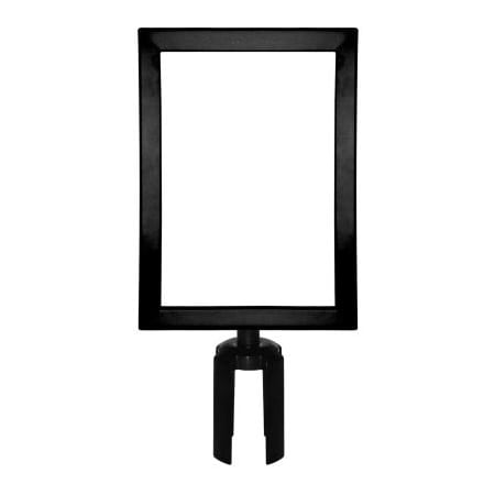 Queue Solutions Vertical Heavy Duty Sign Frame, Black, 8.5in x 11in SFHD8511VB-BK